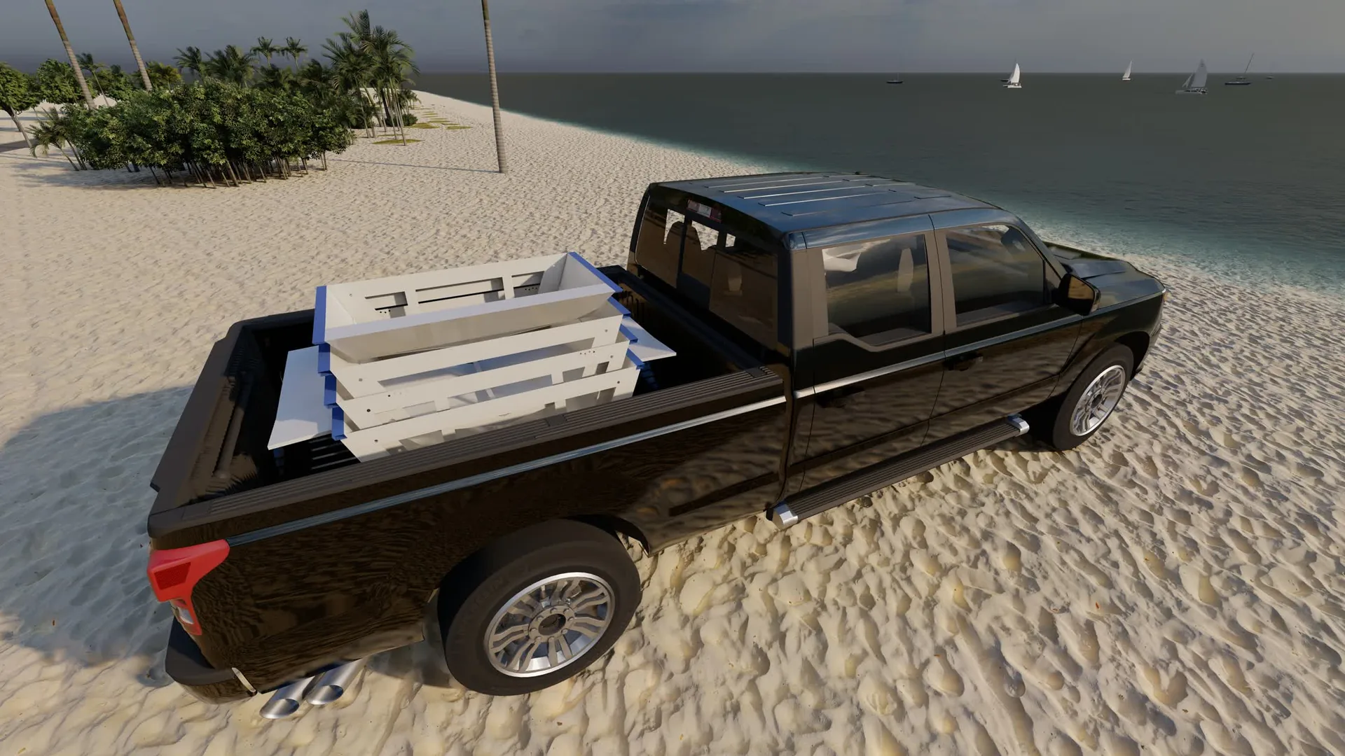 Collapsible Boat Concept Design view 5